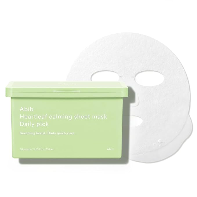 Abib Heartleaf Sheet Mask Daily Pick (30 Sheets)