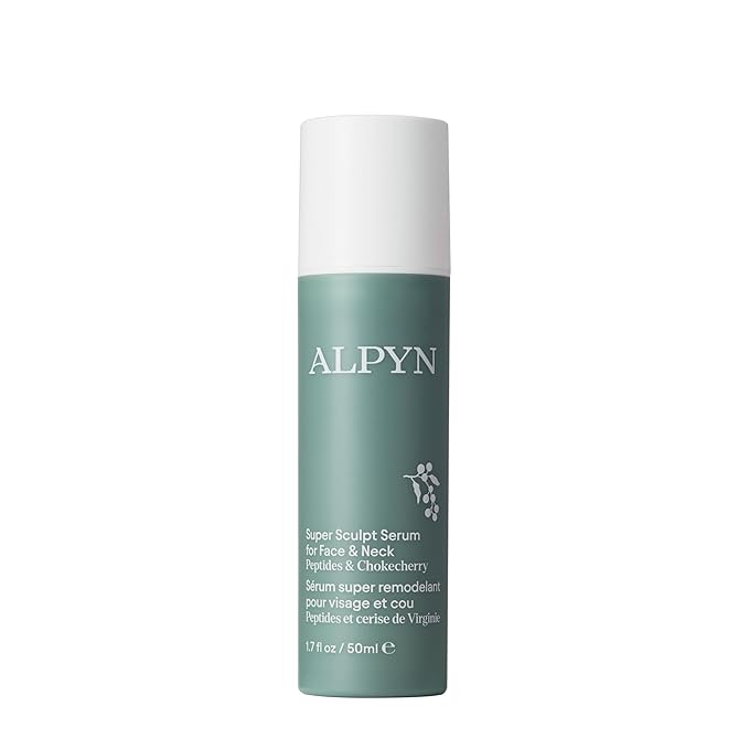 ALPYN Super Sculpt Serum Peptide Firming & Lifting Serum For Face, Neck & Décolleté with Tri-Peptide Firming Complex, 1.7 oz