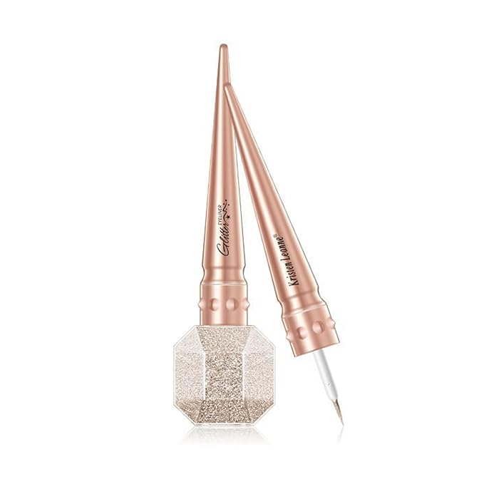 MODIDSTU12 Colors Glitter Eyeliner, Waterproof Sparkle Liquid Eyeliner Pen, Diamond Shine Festival Makeup, Long-Lasting Shimmer Eye Liner for Party, Wedding set (03)