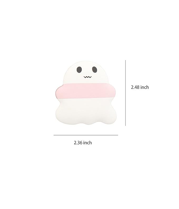 3Pcs Cute Makeup Powder Puff，Ghost Sponge Foundation Puff, Air Cushion Blush Puff，Halloween Gifts