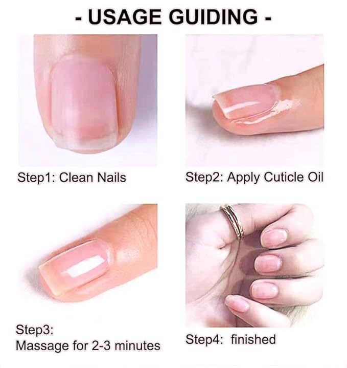 Flowery Scented Cuticle Oil, Infused with Real Flowers, Cuticle Revitalize Oil, Nail Oils For Growth And Strength, Cuticle Remover - Nail Strengthener - Cuticle Softener (0.92 fl.oz, ORANGE)