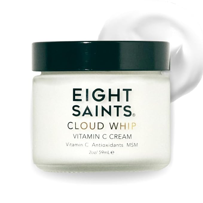 Eight Saints Skincare Cloud Whip Vitamin C Face Moisturizer, Day Cream For Women, Anti Aging Cream To Reduce Fine Lines and Wrinkles, with Vitamin B5, Cocoa Butter, and Jojoba Oil, 2 Ounces(Unscented)