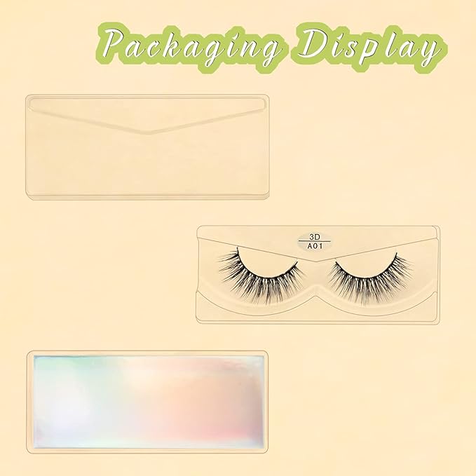 FARRED Wholesale False Lashes 30 Pairs 10 Styles Medium Length Vegan Eyelashes Fluffy Volume Strip Lashes Bulk 10 Portable Boxes Fake Eyelashes Mixed Natural Look 3D Faux Mink Lashes (mix 30pairs)