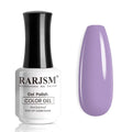 RARJSM Gel Nail Polish Blue Purple 15ml Dark Opaque Pastel Gel Polish Milky Bluish Purple 1 Piece Single Bottle Cool Tone Soak off at Home Salon DIY French Manicure Nails Art