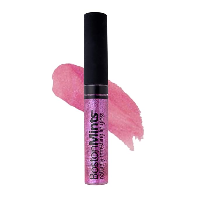 Back Bay Berry Lip Gloss (.25oz) Vegan, Gluten-Free, Cruelty-Free Formula With Aloe, Vitamins C & E, Spearmint Extract and a Sheer Shine Finish for Soft, Fuller-Looking, Hydrated Lips