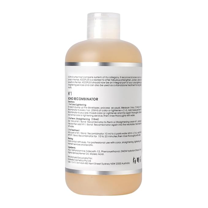 No.1 Bond Recombinator – Professional Hair Bond Repair & Strengthening Treatment – Restores Damaged, Color-Treated Hair with Smoothness & Shine – Salon Use 15.2fl.oz/450ml