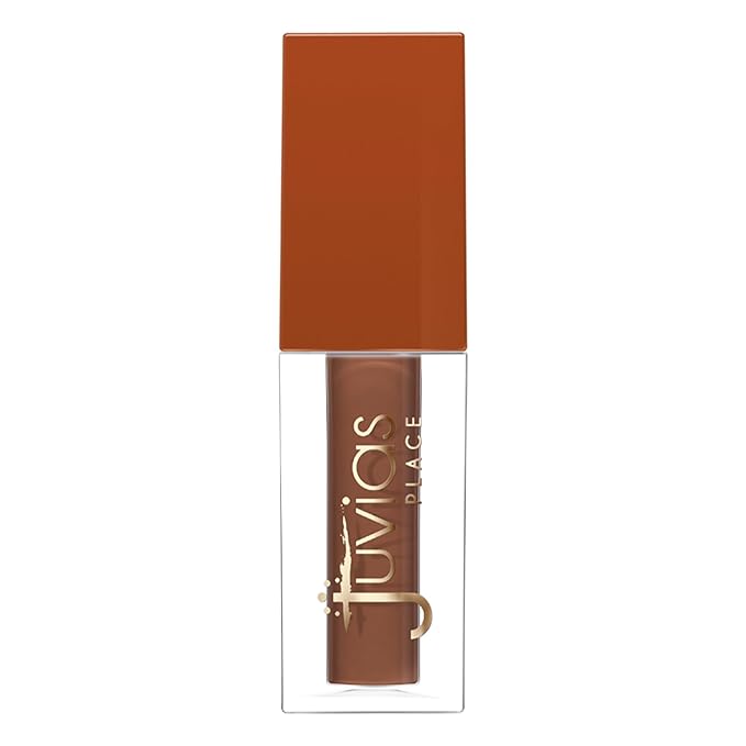 Juvia's Place Coffee Shop Liquid Eyeshadow Toasted Cocoa - Matte Finish for Rich, Long-Lasting Color, Waterproof, and Smooth Texture - Buildable and Vibrant - Ideal for All Skin Tones, 0.08 fl oz