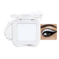 White Matte Single Eye Shadow Palette Makeup for Older Women, White Cream Eye shadow Palette Single for Older Women Matte, High Pigment Waterproof Monochrome Mini Eyeshadow, sombra de ojos