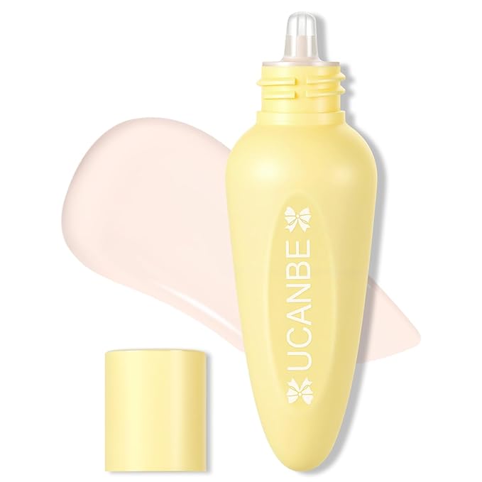UCANBE Tone-Up Primer, K-Beauty Radiance Makeup Base for Dull Skin - Instant Brightening & Pore Blurring Lotion with Damask Rose Water, Advanced GDR Technology for Smooth Satin Finish (03 Silk Milk)