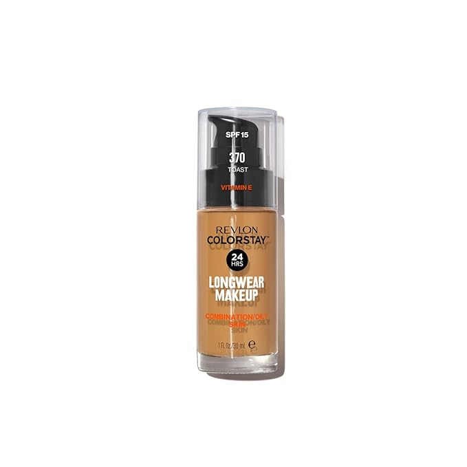 Revlon Colorstay SPF 15 Makeup Foundation for Combination/Oily Skin, Toast, 1 Fl Oz