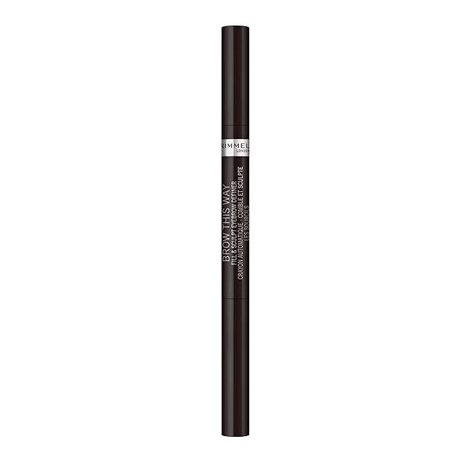 Rimmel Brow This Way Fill & Sculpt Eyebrow Definer, Soft Black
