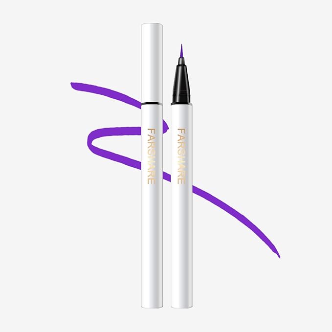Ultra Fine Liquid Eyeliner Pencils- Slim Felt Tip for Precise Eye Lines, Waterproof, Smudge Proof & Quick-Drying, Winged Liner and Inner Corner. Long Lasting All Day Makeup, Smooth & Lightweight.