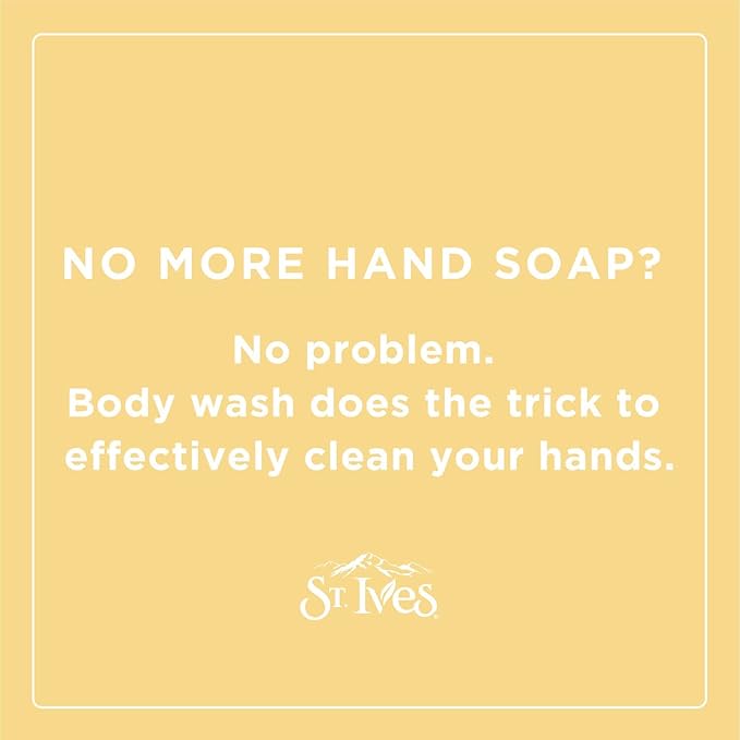 St. Ives Body Wash - Soothing Moisturizing Cleanser with Oatmeal & Shea Butter, Natural Body Wash for Sensitive Skin Made with Plant-Based Cleansers and 100% Natural Extracts, 16 Oz Ea (Pack of 2)