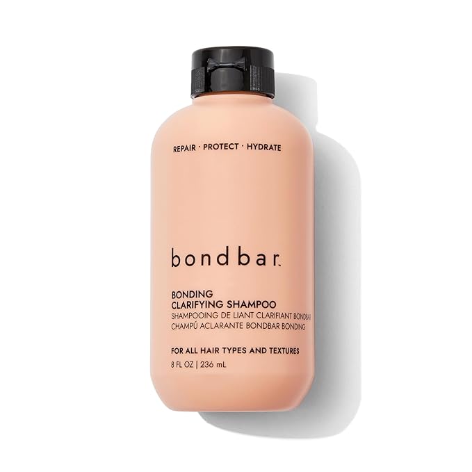 Bondbar Clarifying Shampoo, Removes excess oil and scalp build up, Strengthens and repairs hair, Vegan, Paraben Free, 8 Fl Oz