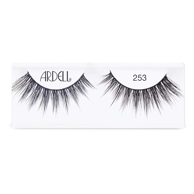 Ardell Mega Volume Lash 253 Multi-Layered False Lashes with Curl Technology, 4 Pairs