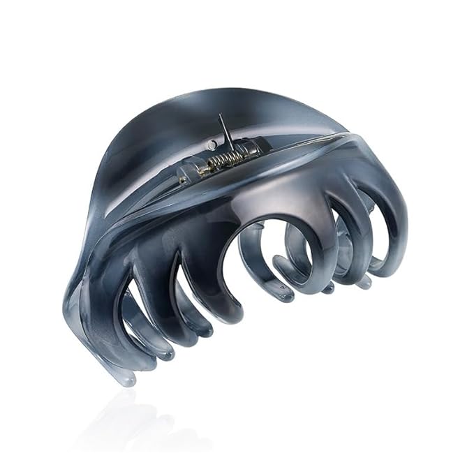 Large Size Hair Claw Clips For Thick Hair, Premium Clips Strong Holding Power Claw 4.3Inch Delicate Hair Grip for Women and Girls(Type A)