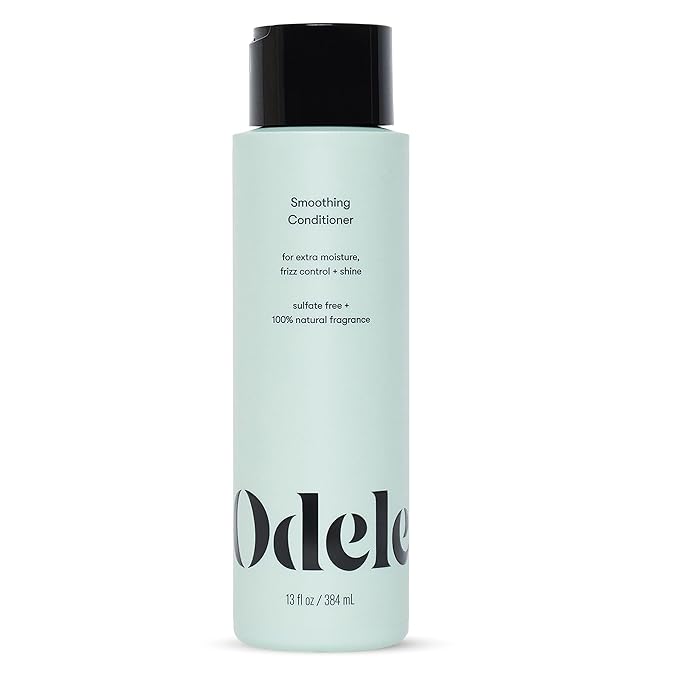 Odele Smoothing Sulfate-Free Conditioner for Extra Moisture, Frizz Control, Shine, and Straight to Curly Hair Types, 13 Fl Oz