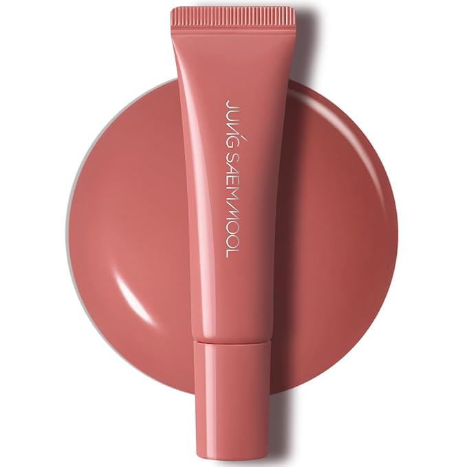 JUNG SAEM MOOL LIP-PRESSION Metal Serum Gloss | Hydrating Tinted Lip Balm with a Hygiene Precision Metal Applicator & Serum Infused Ingredients, Korean Lip Plumper Gloss (Burnt Sienna)