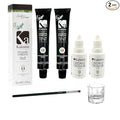 Professional Kalentin Eyebrow Color 2-Pack Plus 2 Developers (Dark Brown)