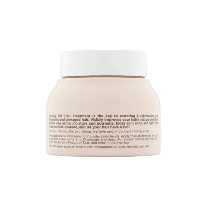 Hairitage Hydrating Argan Oil Deep Conditioning Hair Mask For Dry Damaged + Curly, Color Treated, Frizzy Hair - Moisturizing Hair Repair Treatment with Shea Butter, Aloe & Soy Protein - Soften & Shine | Moisturizing