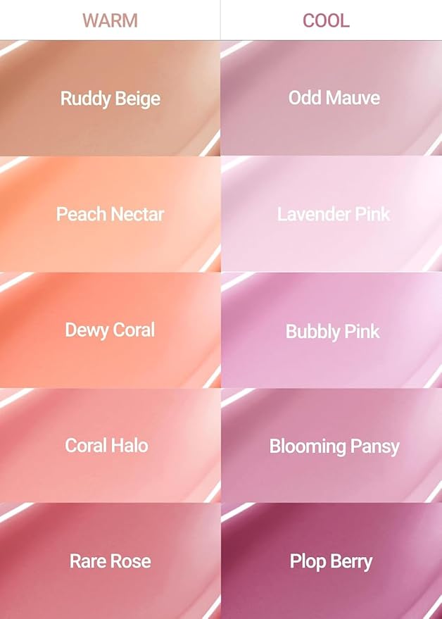 JUNG SAEM MOOL Artist Cushion Blush | Easy to Blend with Puff, Buildable Liquid Blush for Cheeks with a Natural & Dewy Finish, Korean Makeup (Dewy Gift Set | Coral Halo & Rare Rose)