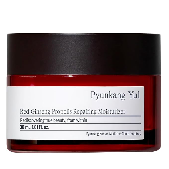 Pyunkang Yul PKY Red Ginseng Propolis Repairing Cream for Barrier Strengthening & Lasting Moisture, Ceramide-Rich Cream, Korean Skincare (1.01 Fl. oz)