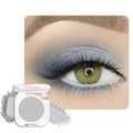 WanTuoluo Smoky Gray Matte Eyeshadow Palette for Women, Single Monochrome Eye Shadow Makeup, Shiny Pressed Powder, Blendable Natural sombras para ojos, Holographic,Vegan,Travel -28