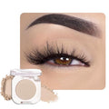 WanTuoluo Nude Brown Matte Eyeshadow Palette for Women, Single Monochrome Eye Shadow Makeup, Shiny Pressed Powder, Blendable Natural sombras para ojos, Holographic,Vegan,Travel -6