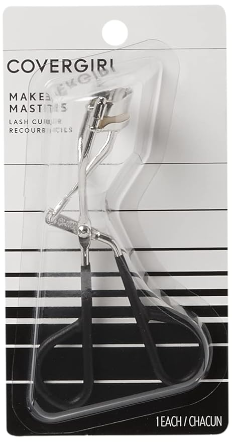 COVERGIRL Makeup Masters Eyelash Curler, Easy to Use, High Drama Lashes, 1 Count, Gentle and Easy Way to Curl Lashes, High Impact, Eye-Opening Effects (Pack of 2)