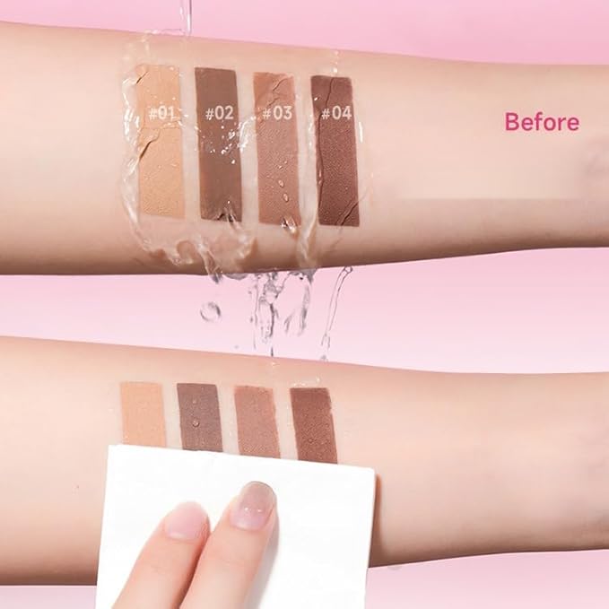 1PC Rock Sweet Eyebrow Mascara Eyebrow Concealer Color, Golden Light Brown Styling Brow Mascara, 3.5g (03#)