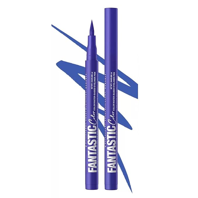 Blue Liquid Eyeliner Waterproof Smudgeproof Navy Blue Liquid Eyeliner Long Lasting Hypoallergenic (08#)