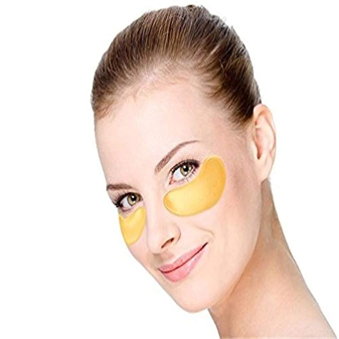 30 Pairs Eye Patches, Under Eye Patches for Dark Circles and Puffy Eyes, Reduce Wrinkles, Collagen Eye Mask Skincare Eye Pads for Moisturizing, Hydrating,24K Gold