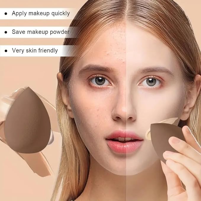 HGHDBT 72Pcs Brown Makeup Brushes Set Professional with Case Premium Synthetic for Foundation Concealer Blush Eyeshadow Powder Contour Makeup Brush Kit Face Eye Make up Brushes & Tools