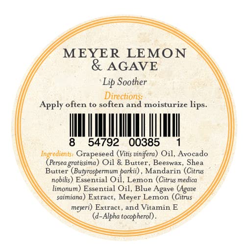 Three Sisters Apothecary Lip Soothers (Meyer Lemon & Agave)