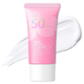 Sunscreen SPF 50 PA+++, Cherry Blossoms Essence Isolation Cream Suncare Moisturizing Sunscreen for Face & Body, Lightweight, Fast-Absorbing, Hydrating & Non Greasy Sun Protection for All Skin Types