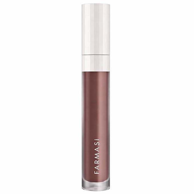 FARMASi Make Up Matte Liquid Lipstick, Long-Lasting and Ultra-comfortable, High-Impact, Lightweight, Organic, Pure Pigments (Nude Essence)