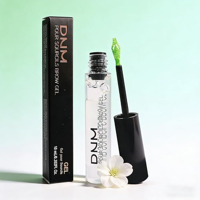 evpct Clear Eyebrow Gel Long Lasting Hold for Lifting Eye Brows, Natural-Looking Eyebrow Gels with Curved Eyebrows Comb, Waterproof and Moisturizing, Long Wear Transparent Smudge-proof Eye Brows Gel