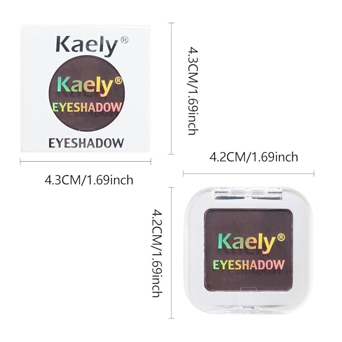 evpct Matte Shimmer Eggplant Purple Eyeshadow Palette Makeup for Older Women Brown Eyes, Deep Dark Mauve Plum Purple Cream Eye Shadow Palette Single for Older Women, Monochrome Long Lasting Eyeshadow