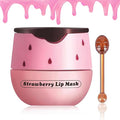 Strawberry Lip Balm, Vitamin E Masks & Moisturizing Propolis Sleeping Mask, Effective Reduces Lines Prevention Dry and Cracked Scrubs Exfoliator Smoothing Dry Care