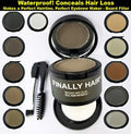 Finally Hair Sandy Blonde Hair Fibers & Loss Concealer, Hairline Creator, Eyebrow Enhancer, and Beard Filler - Shadow Powder (Medium Blonde)