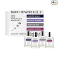 DEMETER Dark Flowers No. 2 Humongous Miniature Set of 4 Colognes, Haunted Souls - Mystical Blooms - Shadow Flowers - Ominous Mist, Perfumes for Women, 0.5 Oz Each