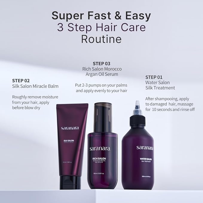 SARANARA Silk Salon Miracle Balm_Non Wash Dry Essence Hair Pack_Korea Beauty