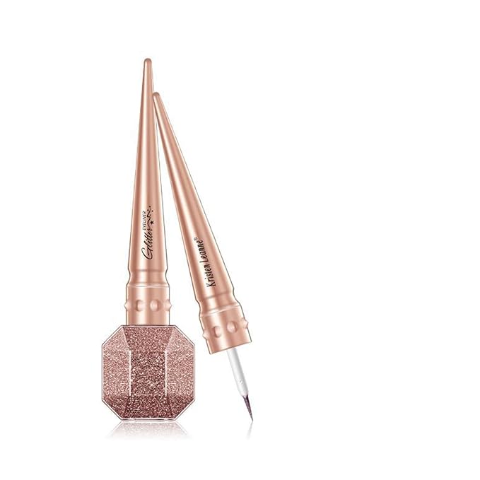 MODIDSTU12 Colors Glitter Eyeliner, Waterproof Sparkle Liquid Eyeliner Pen, Diamond Shine Festival Makeup, Long-Lasting Shimmer Eye Liner for Party, Wedding set (07)