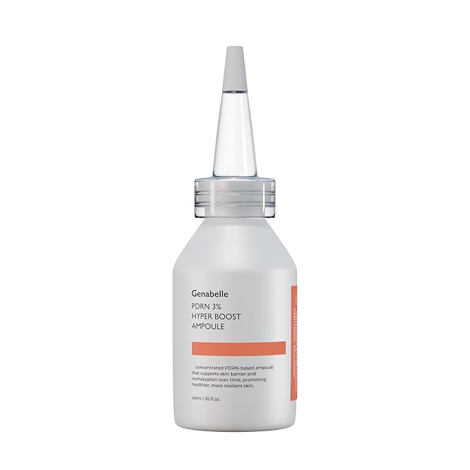 Genabelle 3% PDRN Skin Booster Ampoule - 30,000ppm Salmon DNA PDRN, 20,000ppm Panthenol, HTD-GENACOMPLEX Regeneration & Barrier Strengthening,Glass Skin Glow,Korean Skincare, 1.35 fl.oz / 40ml