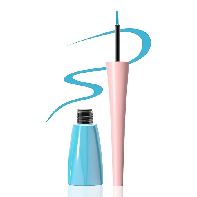 Boobeen Liquid Eyeliner Pen, Colored Eye Liner Waterproof Smudge Proof, Eyeliner Ink Liner with Precision Tip for Bold Eye Looks