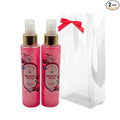Bath & Body Works SWEETHEART CHERRY Diamond Shimmer Mist for Women 2-piece Set with a Red Bow for Holidays – 4.9 fl oz each