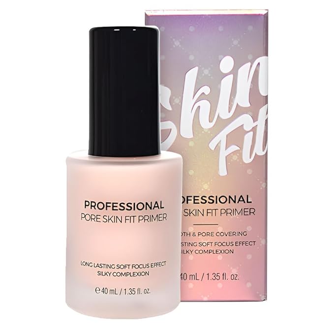 PRETTYSKIN Skin Fit Makeup Primer - Lightweight Hydrating Face Primer with Glycerin - Helps Blur the Look of Pores - Makeup Grip Base (Skin Fit Primer)