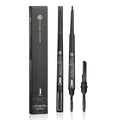 YOUNG VISION 3 in 1 Eyebrow Pencils for Women, Eye Brow Pen, Brush and Razor Trio, for Natural Hair-Like Brows, Easy to Color, Waterproof, Quick-Drying, Lasts All Day (Light Brown)