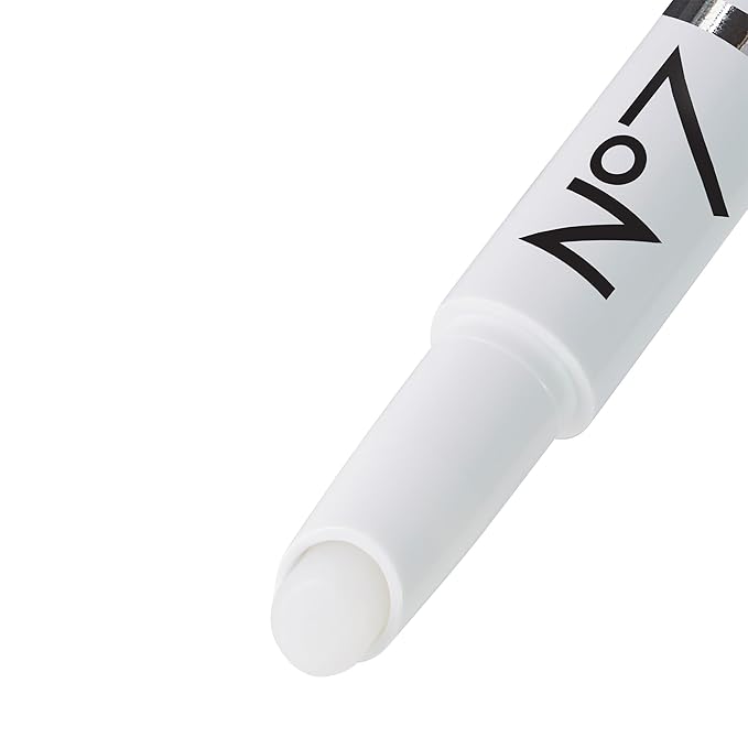 No7 Brows Wax Stick & Styler - Clear Eyebrow Wax with Built-In Brush for Setting, Taming & Styling Brows - Great for a Fuller, More Volumized Look (0.24 oz)