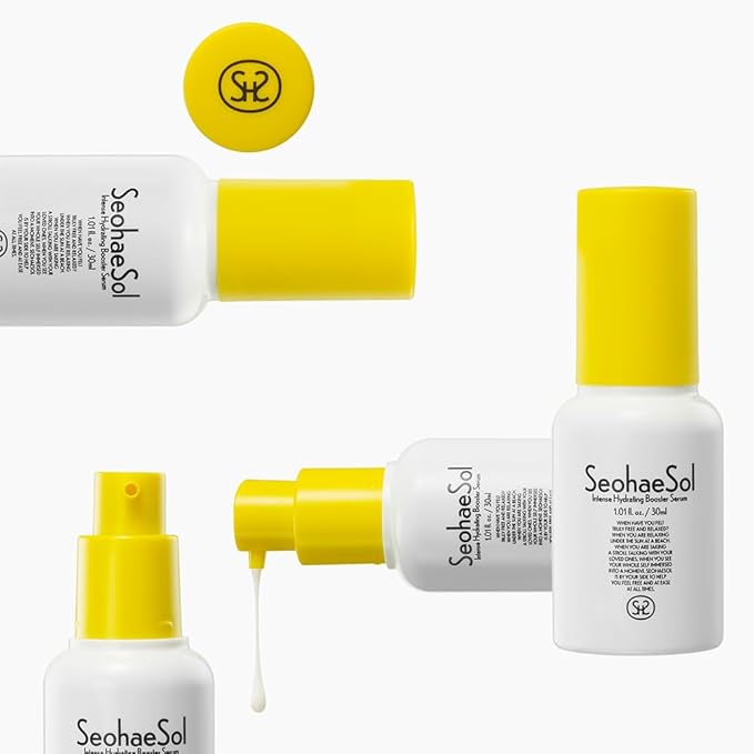 Intense Hydrating Booster Serum 30ml, Hydrating Face Serum with Niacinamide, Hyaluronic Acid & Panthenol, Moisture Barrier Support, Lightweight Non-Sticky for Dry Sensitive Skin